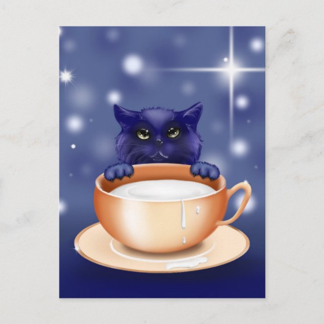 dela vykort för katt (Framsida)