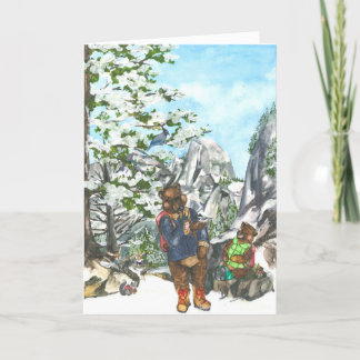 Dela Yosemite välsignelser Helgkort
