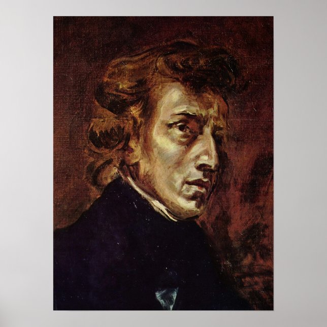 Delacroix - Frederic Chopin Poster (Framsidan)