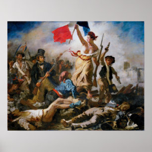 Delacroix - Liberty Leading People Poster