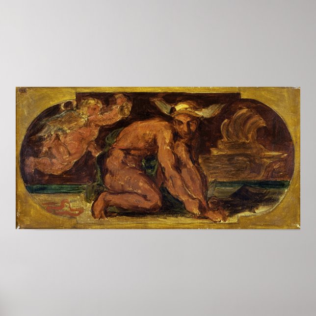 Delacroix - Mercury Sketch for the Peace Salon Poster (Framsidan)
