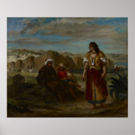 Delacroix - Tangier View Poster