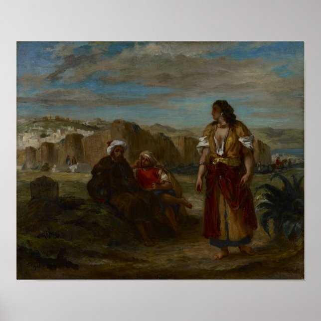 Delacroix - Tangier View Poster (Framsidan)