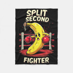 Delad andra stridarmmor Thai Mma Boxing Banana Fleecefilt