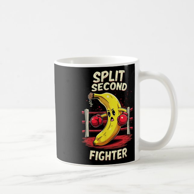 Delad andra stridarmmor Thai Mma Boxing Banana Kaffemugg (Höger)