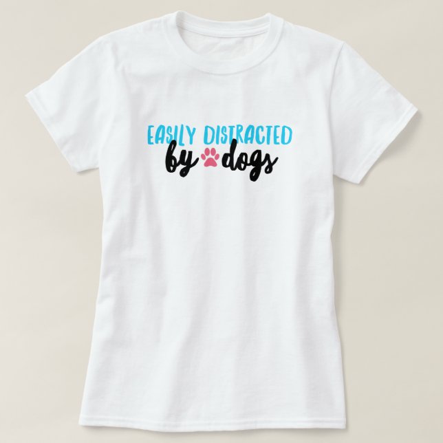 Delad av Hundar T-Shirt (Design framsida)