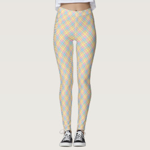 Delad bild visar fram- och baksida av leggings