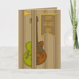 Delad gitarr (Far-dagskort) Kort