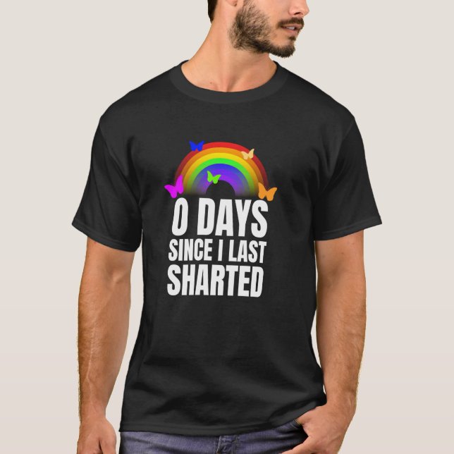 Delad Joke Sharting Byxor Shart Funny Embarrassi T Shirt (Framsida)