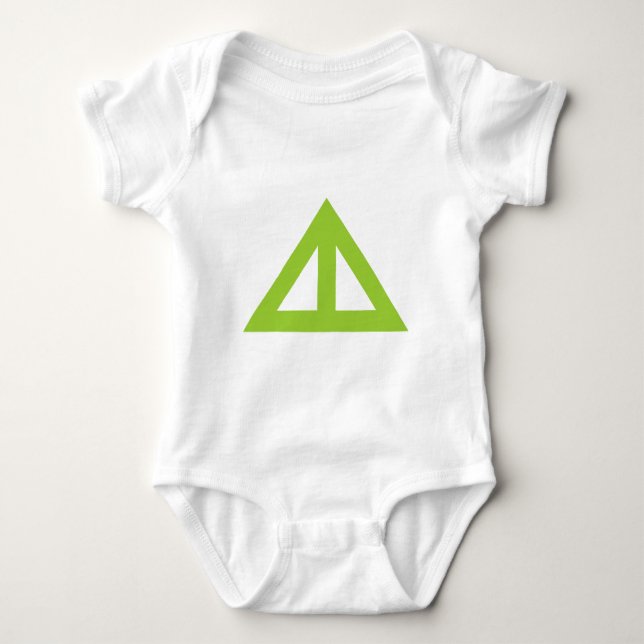 Delad triangulär pil t shirt (Framsida)