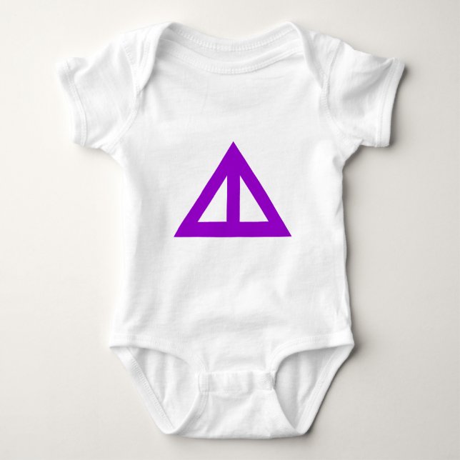 Delad triangulär pil t shirt (Framsida)