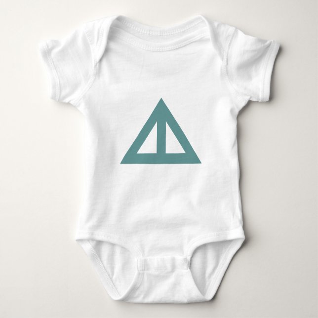 Delad triangulär pil t-shirt (Framsida)