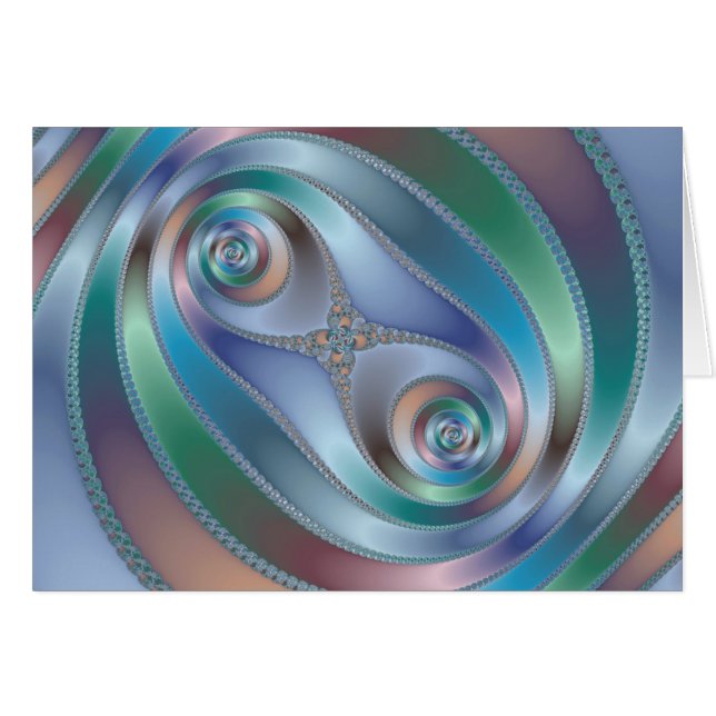 Delad tunnel - spärrkort hälsningskort (Framsidan Horizontal)