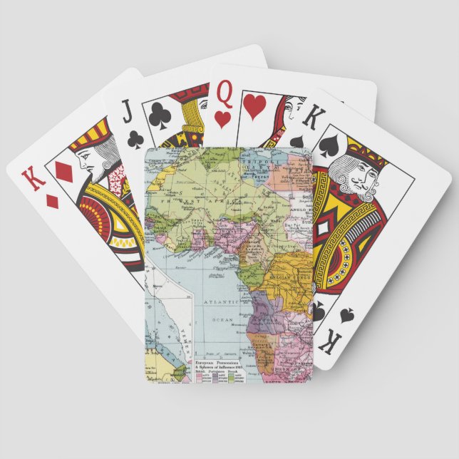 DELADE AFRIKA, 1914 KORTLEK (Baksidan)