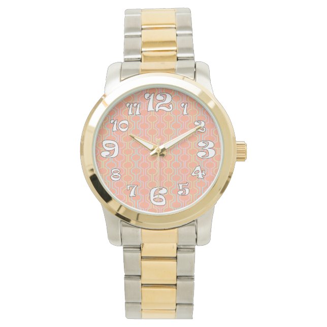 Delade cirklar i påsk armbandsur (Framsida)