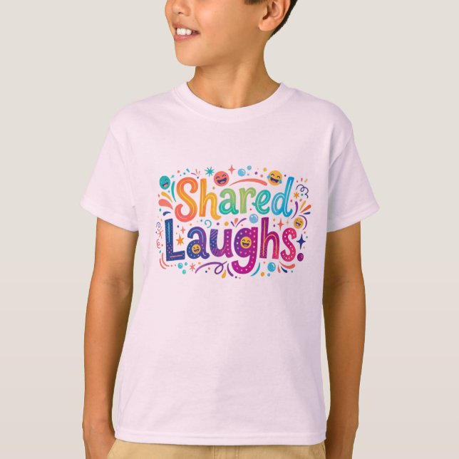 Delade skratt t shirt (Framsida)