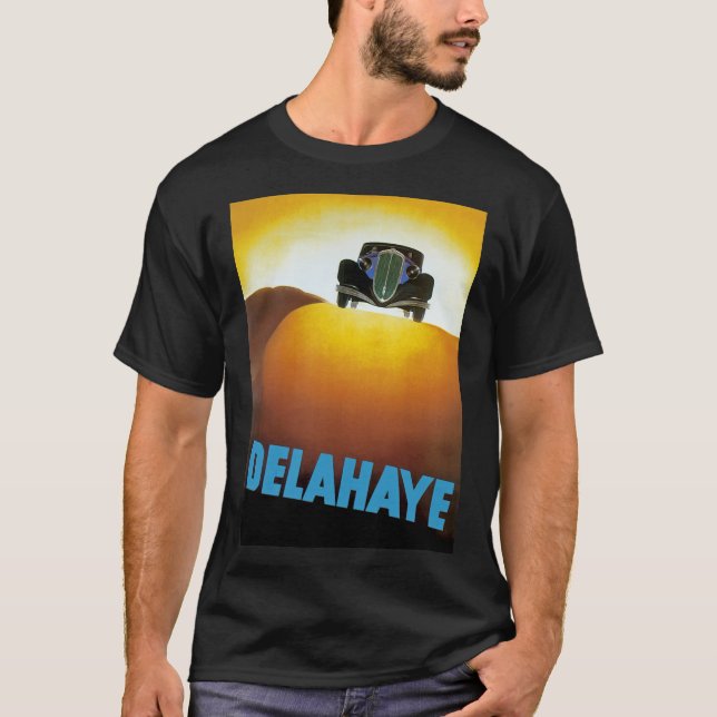 Delahaye Automobile Ad T-shirt (Framsida)