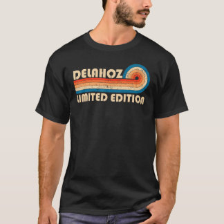 DELAHOZ Efternamn Retro Vintage 80s 90-årsjubileum T Shirt
