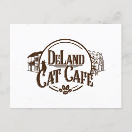DeLand Cat Cafe Postcard Vykort