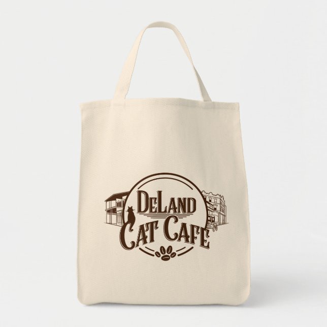 DeLand Cat Cafes börsnoteringsbag Tygkasse (Framsidan)