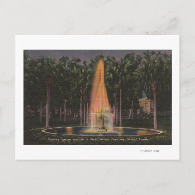 Deland, Florida - Stetson Universiteten Vykort (Framsida)