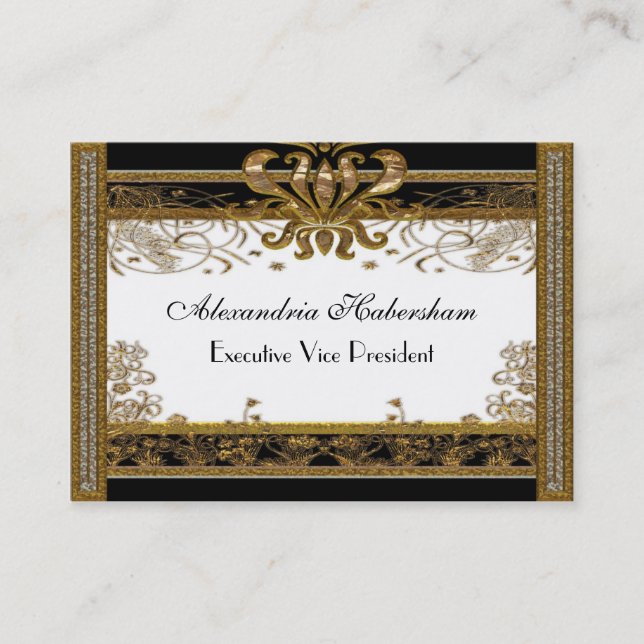 Delaneigh elegantprofessionell visitkort (Framsida)