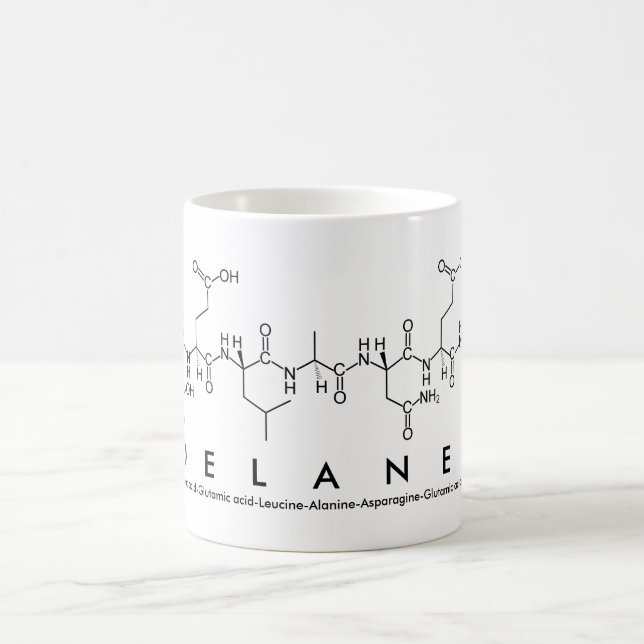 Delaney peptide namn mugg (Center)