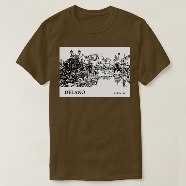 Delano California TShirt 2 T Shirt (Design framsida)