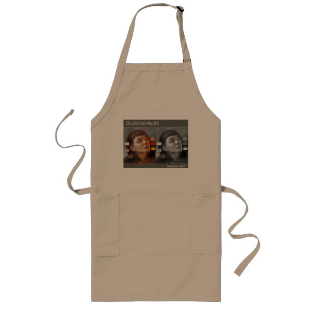 Delantal Largo Apron - Renso Art Långt Förkläde (Framsidan)