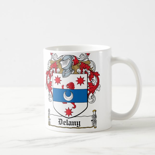 Delany familjvapensköld kaffemugg (Höger)