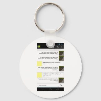 Delar är små Raptors Merch Nyckelring