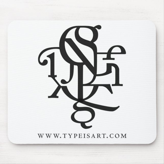 Delar av en teckenmousepad musmatta (Framsidan)