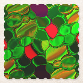 Delar av färg, cirklar och rundade former underlägg papper