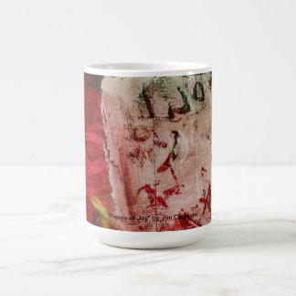 Delar av glädje kaffemugg