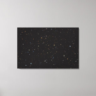 Delar av Himlar med över 45 000 synliga galaxer. Canvastryck