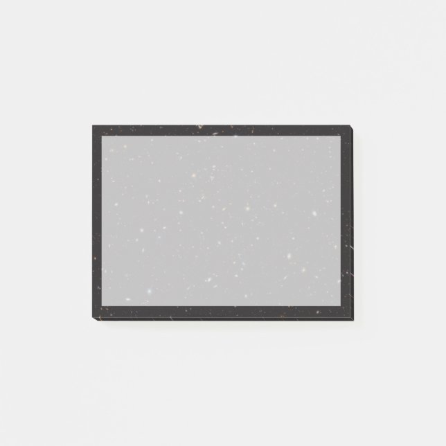 Delar av Himlar med över 45 000 synliga galaxer. Post-it Block (Framsida)