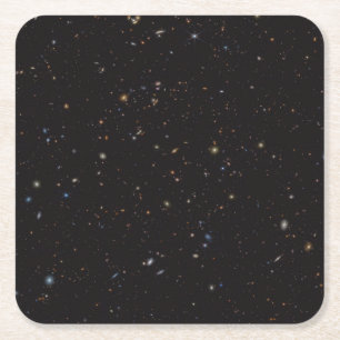 Delar av Himlar med över 45 000 synliga galaxer. Underlägg Papper Kvadrat