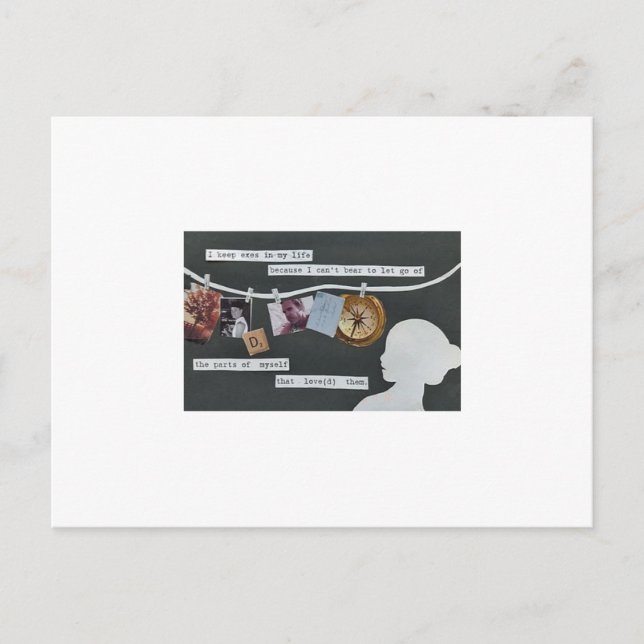 delar av jag själv vykort (Framsida)