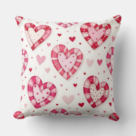 DELAR AV ROSA VALENTINCANDY HEARTS KUDDE