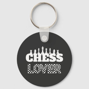 Delar styrelsen för Chess Ord White Älskare Mönste Nyckelring