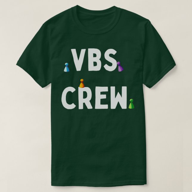 Delarare tema för VBS Crew Vacation Bible School G T Shirt (Design framsida)
