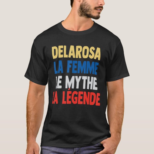 Delarosa la Femme myten om förklaringen till Delar T Shirt (Framsida)