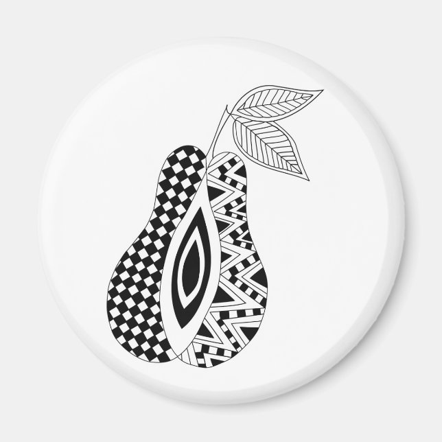 Delat mönster magnet (Framsidan)