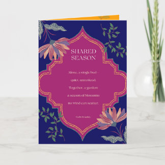 Delat säsongskort, dikt kort