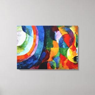 Delaunay - Cirkulär form, Sol, Måne Canvastryck