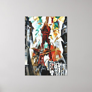 Delaunay - Det röda tornet Canvastryck