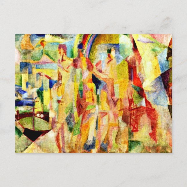 Delaunay - Paris stad Vykort (Framsida)