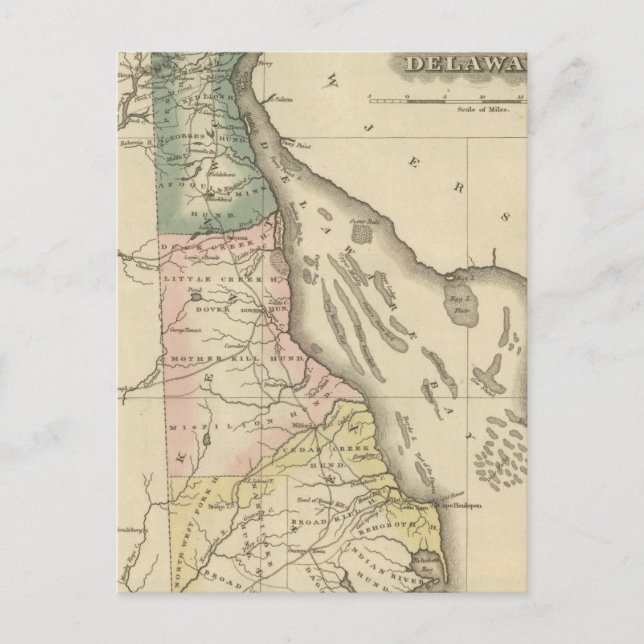 Delaware 2 vykort (Framsida)