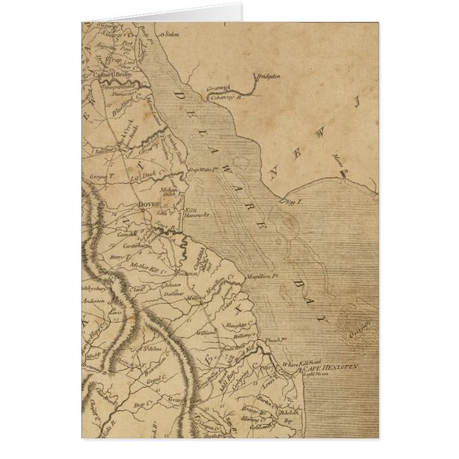 Delaware 3 hälsningskort (Framsidan)