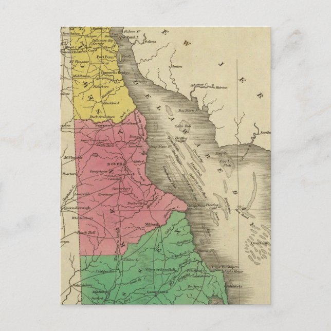 Delaware 4 vykort (Framsida)